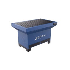 Schleif- & Schweißstation SOG – 1270 × 770 mm – Ø28 mm / 100×100 mm Raster